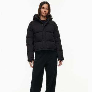 Aritzia Super Puff Shorty Black